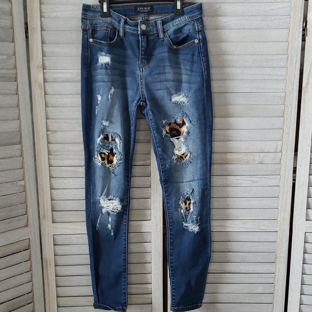 Ripped Blue Jeans for Women